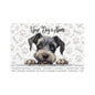 Cesky Personalized Pet Food Mat, Custom Dog Feeding Mat, Cute Pet Decor, Durable Non-Slip Mat, Dog Lover Gift, Pet Accessories