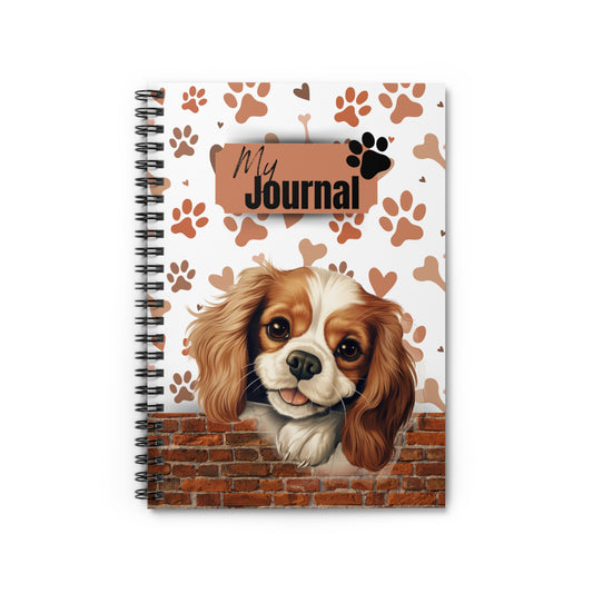 Cavalier King Charles Spaniel Spiral Notebook - Ruled Line