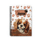 Cavalier King Charles Spaniel Spiral Notebook - Ruled Line