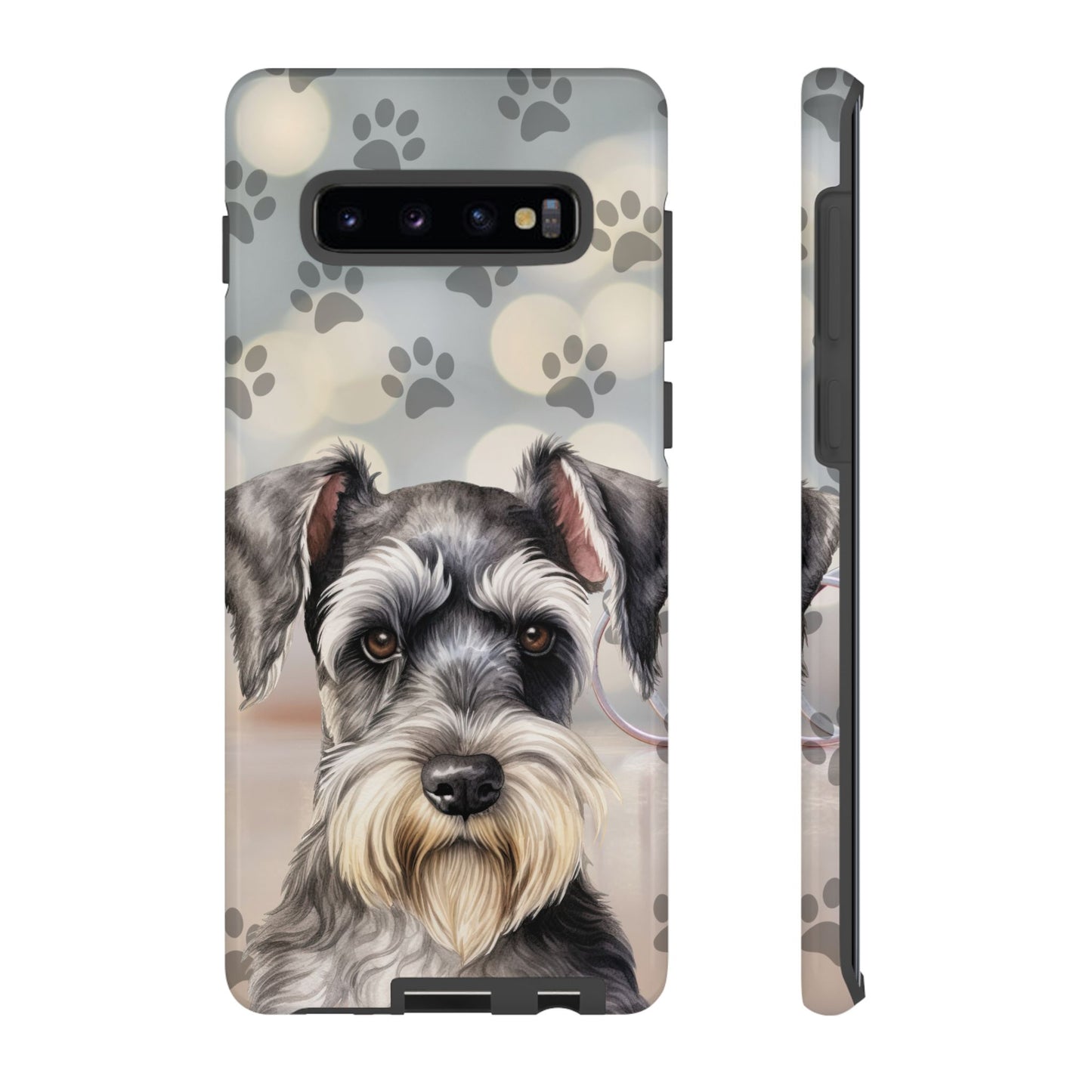 Miniature Schnauzer by Tough Cases (Apple iPhone, Samsung Galaxy, and Google Pixel)