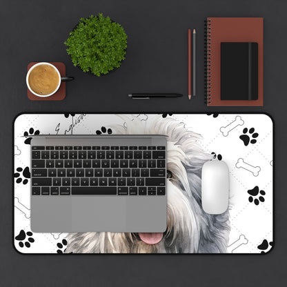 Old English Sheepdog Desk Mat