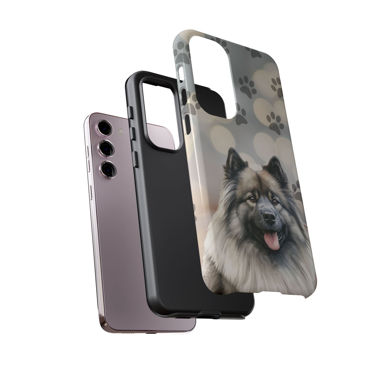 Keeshond Phone Case by Tough Cases ( Apple iPhone, Samsung Galaxy, and Google Pixel)