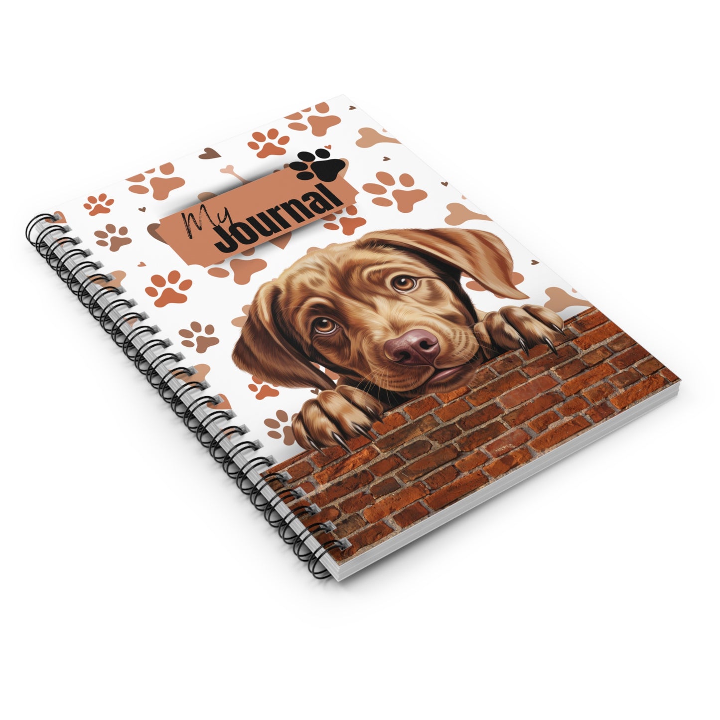 Labrador Retriever Spiral Notebook - Ruled Line