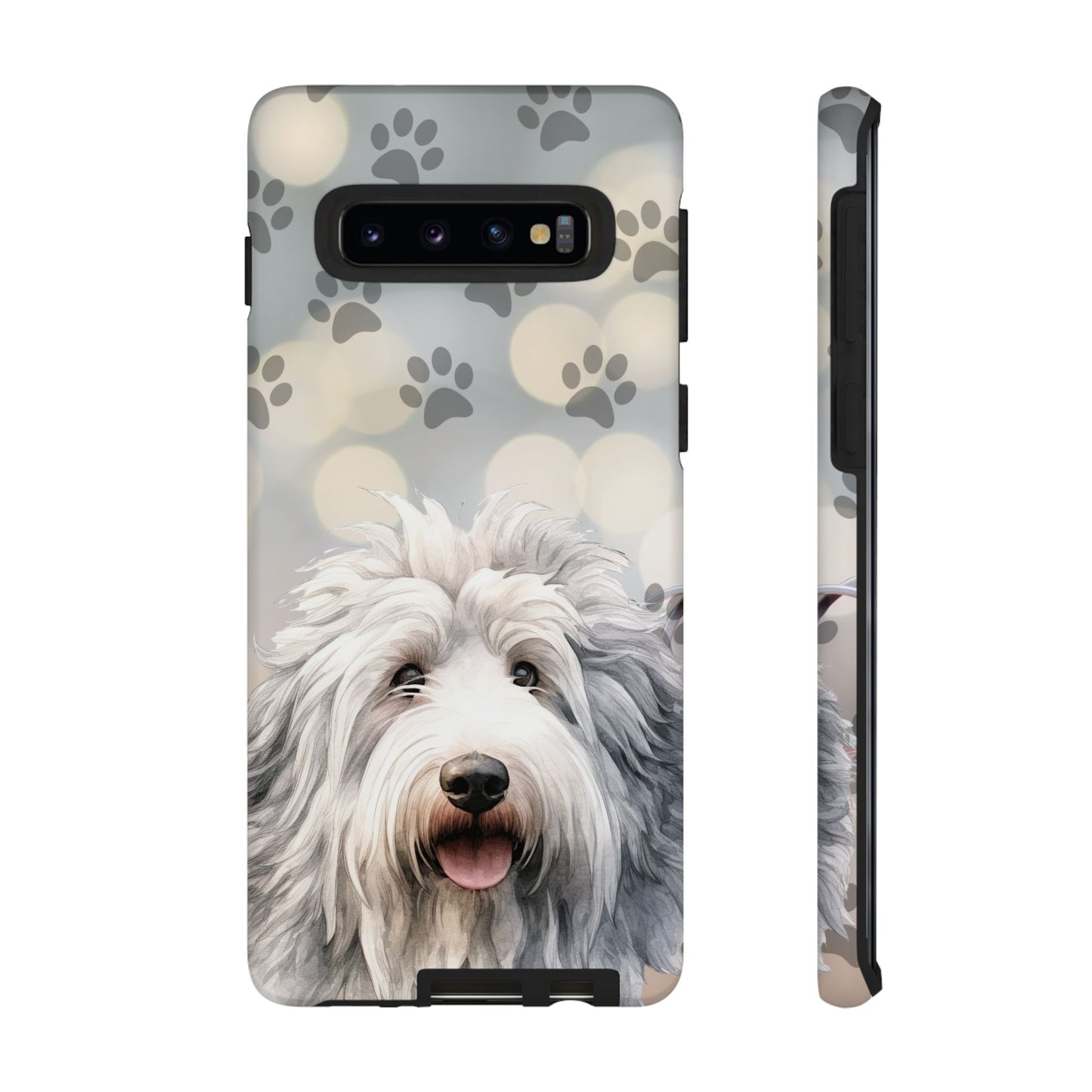 Old English Sheepdog by Tough Cases (Apple iPhone, Samsung Galaxy, and Google Pixel devices)