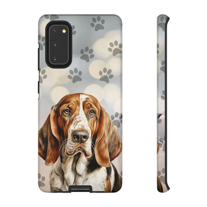 Basset Hound Phone Case by Tough Cases (Apple iPhone, Samsung Galaxy, and Google Pixel)
