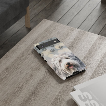 Old English Sheepdog by Tough Cases (Apple iPhone, Samsung Galaxy, and Google Pixel devices)
