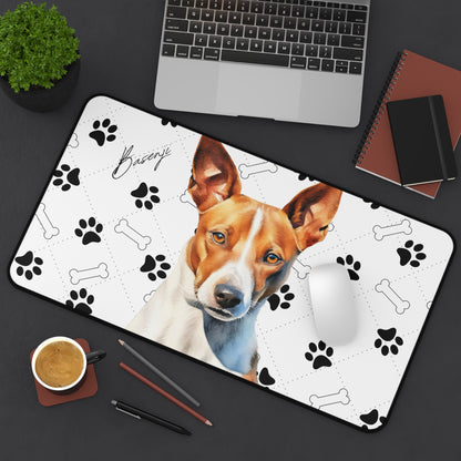 Basenji Desk Mat