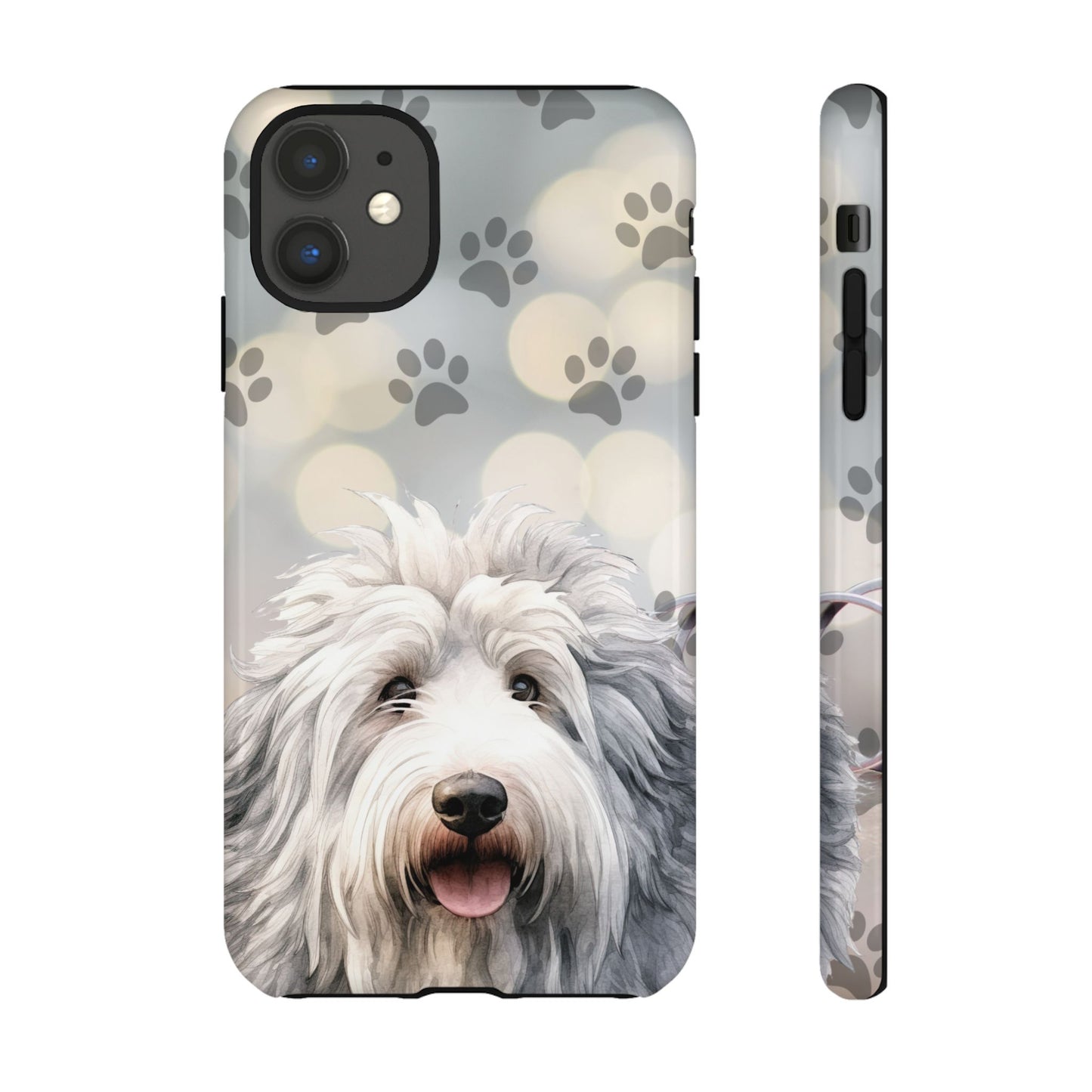 Old English Sheepdog by Tough Cases (Apple iPhone, Samsung Galaxy, and Google Pixel devices)