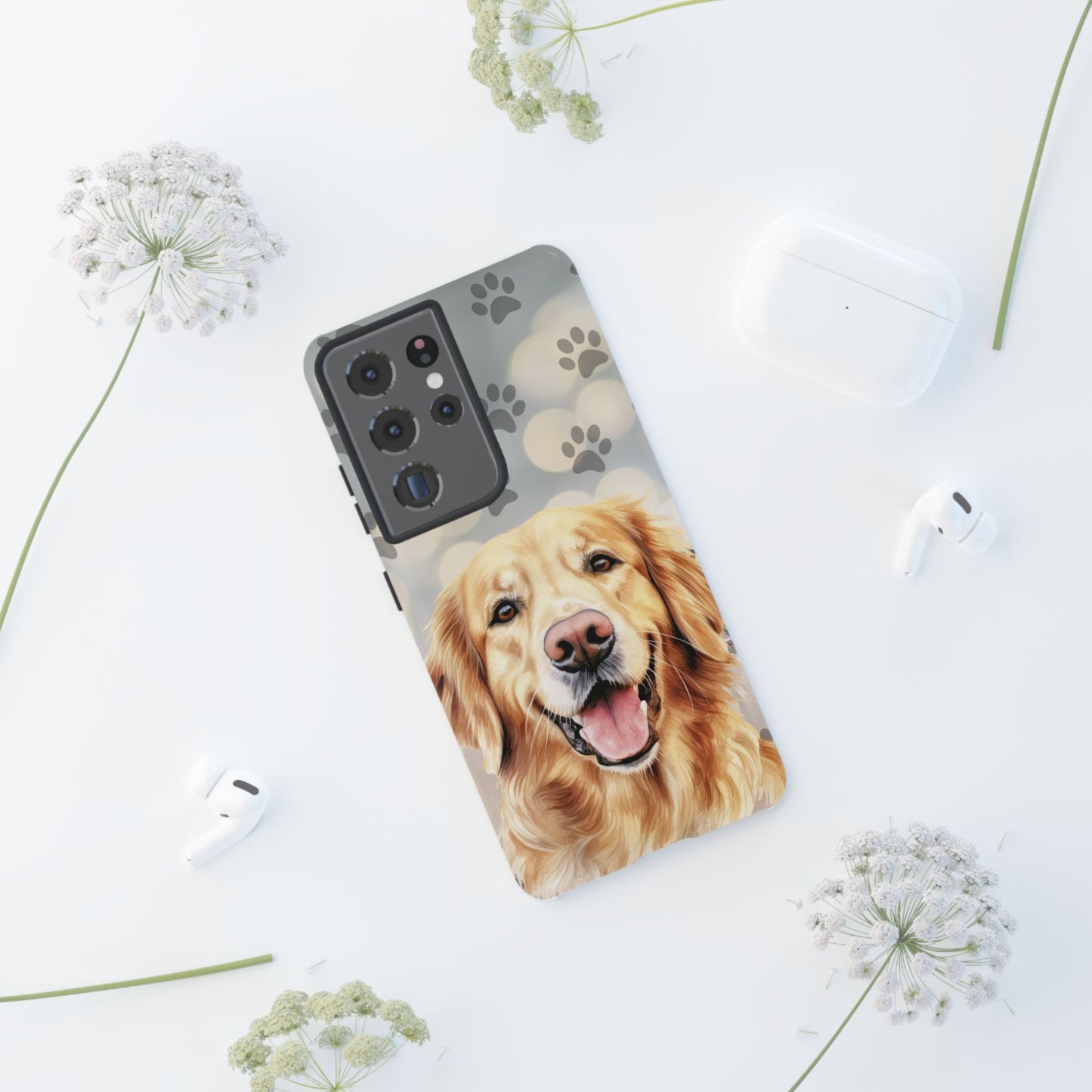 Golden Retriever Phone Case by Tough Cases (Apple iPhone, Samsung Galaxy, and Google Pixel)