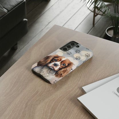 Cavalier King Charles Spaniel phone case by Tough Cases (Apple iPhone, Samsung Galaxy, and Google Pixel)