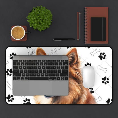 Finnish Spitz Desk Mat