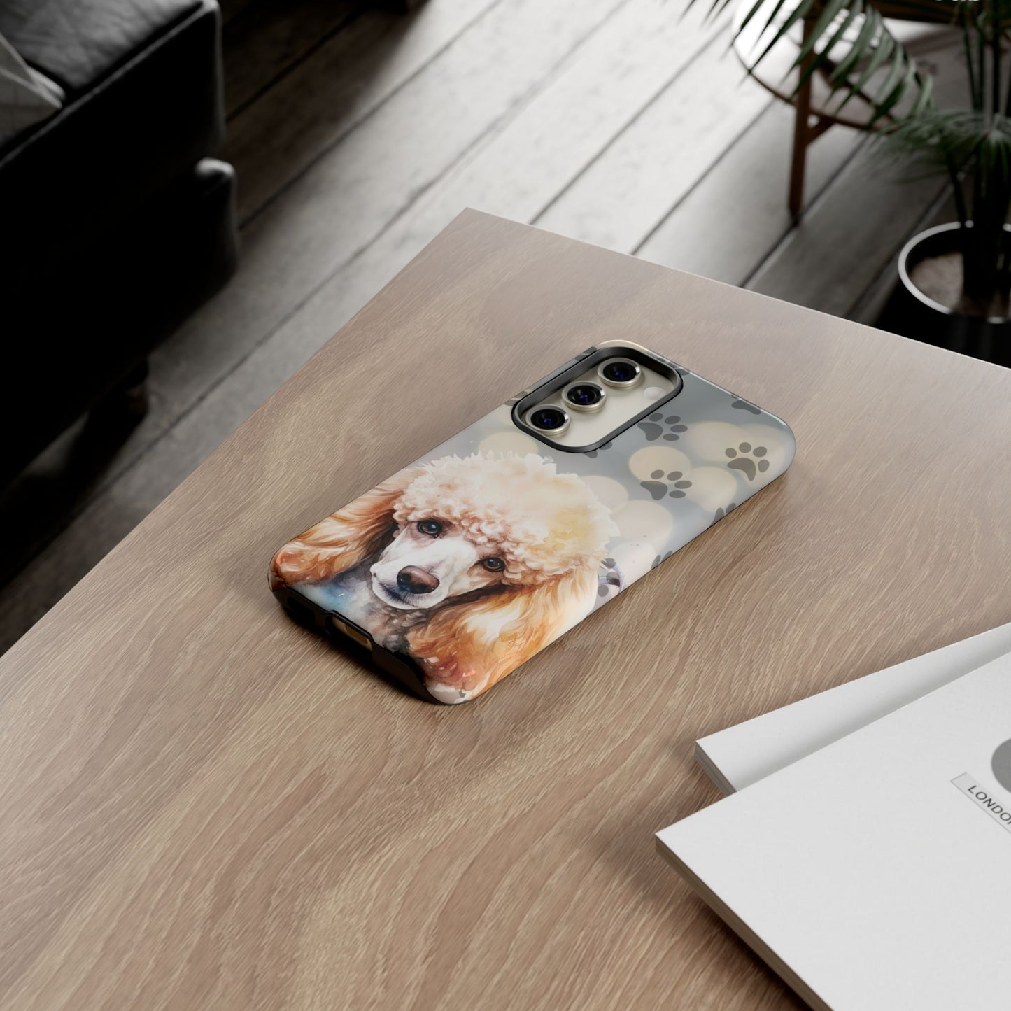 Poodle Phone Case by Tough Cases (Apple iPhone, Samsung Galaxy, and Google Pixel )