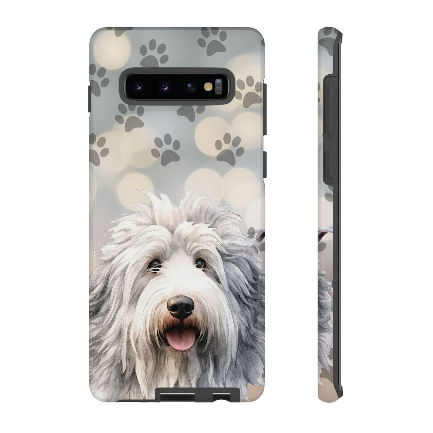 Old English Sheepdog by Tough Cases (Apple iPhone, Samsung Galaxy, and Google Pixel devices)