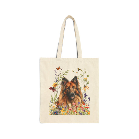 Belgian Tervuren Canvas Tote Bag