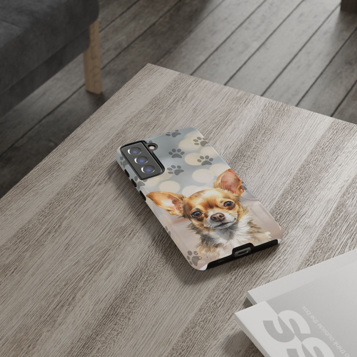 Chihuahua phone case by Tough Cases (Apple iPhone, Samsung Galaxy, and Google Pixel)