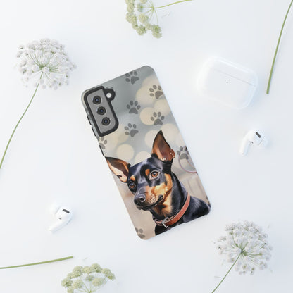 Miniature Pinscher by Tough Cases (Apple iPhone, Samsung Galaxy, and Google Pixel)
