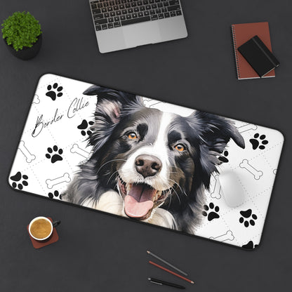 Border Collie Desk Mat
