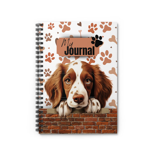 Welsh Springer Spaniel Spiral Notebook - Ruled Line