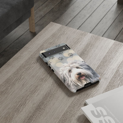 Old English Sheepdog by Tough Cases (Apple iPhone, Samsung Galaxy, and Google Pixel devices)