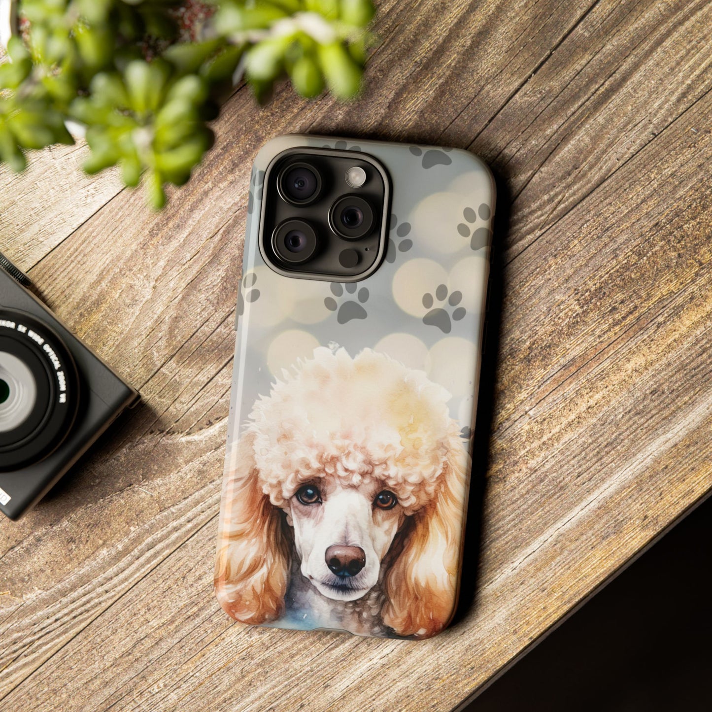 Poodle Phone Case by Tough Cases (Apple iPhone, Samsung Galaxy, and Google Pixel )