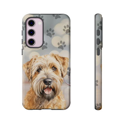 Self-Coated Wheaten Terrier by Tough Cases (Apple iPhone, Samsung Galaxy, and Google Pixel)