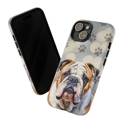 Bull Dog Phone Case by Tough Cases (Apple iPhone, Samsung Galaxy, and Google Pixel)