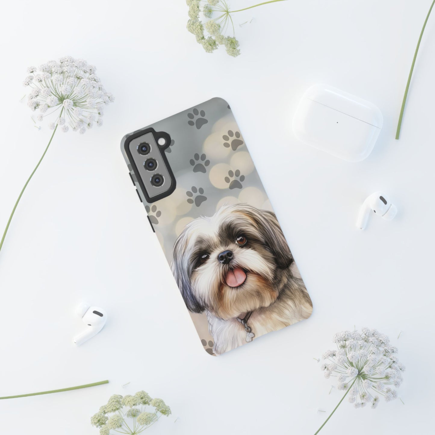 Shih Tzu iPhone 15 Case by Tough Cases (iPhone 15, Pro, Plus and Pro Max)