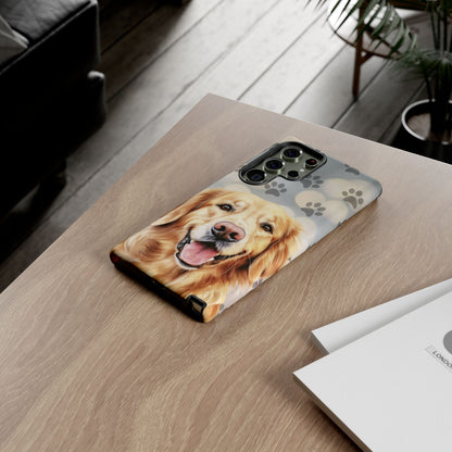 Golden Retriever Phone Case by Tough Cases (Apple iPhone, Samsung Galaxy, and Google Pixel)