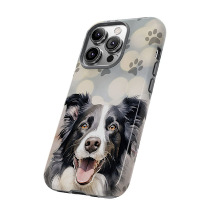 Border Collie Phone Case by Tough Cases (Apple iPhone, Samsung Galaxy, and Google Pixel)