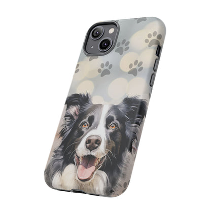 Border Collie Phone Case by Tough Cases (Apple iPhone, Samsung Galaxy, and Google Pixel)