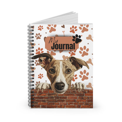 Whippet Spiral Notebook - Ruled Line