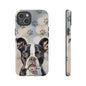 Boston Terrier Phone Case by Tough Cases (Apple iphone, Samsung galaxy, Google Pixel) Boston Terrier