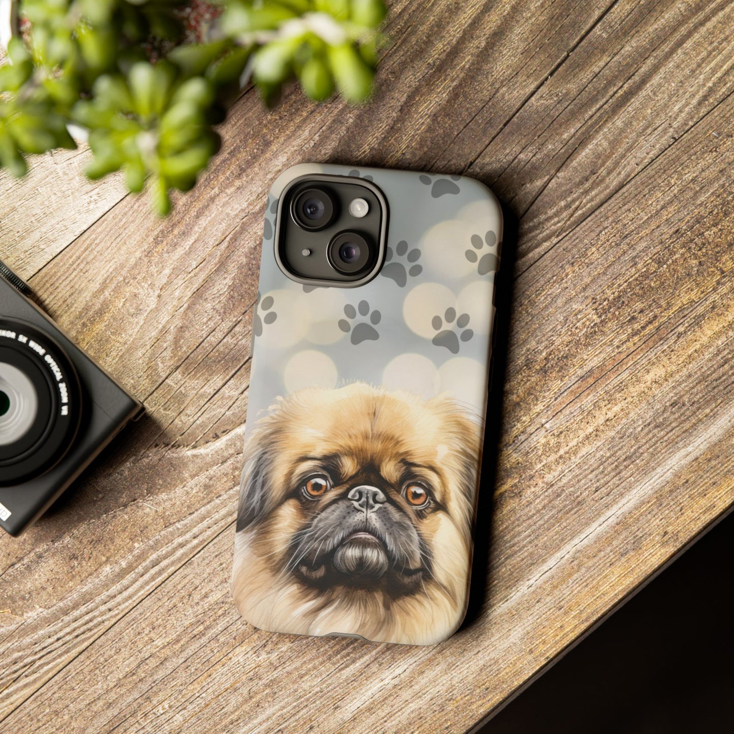 Pekingese by Tough Cases (Apple iPhone, Samsung Galaxy, and Google Pixel devices)