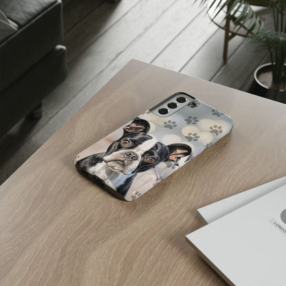 Boston Terrier Phone Case by Tough Cases (Apple iphone, Samsung galaxy, Google Pixel) Boston Terrier