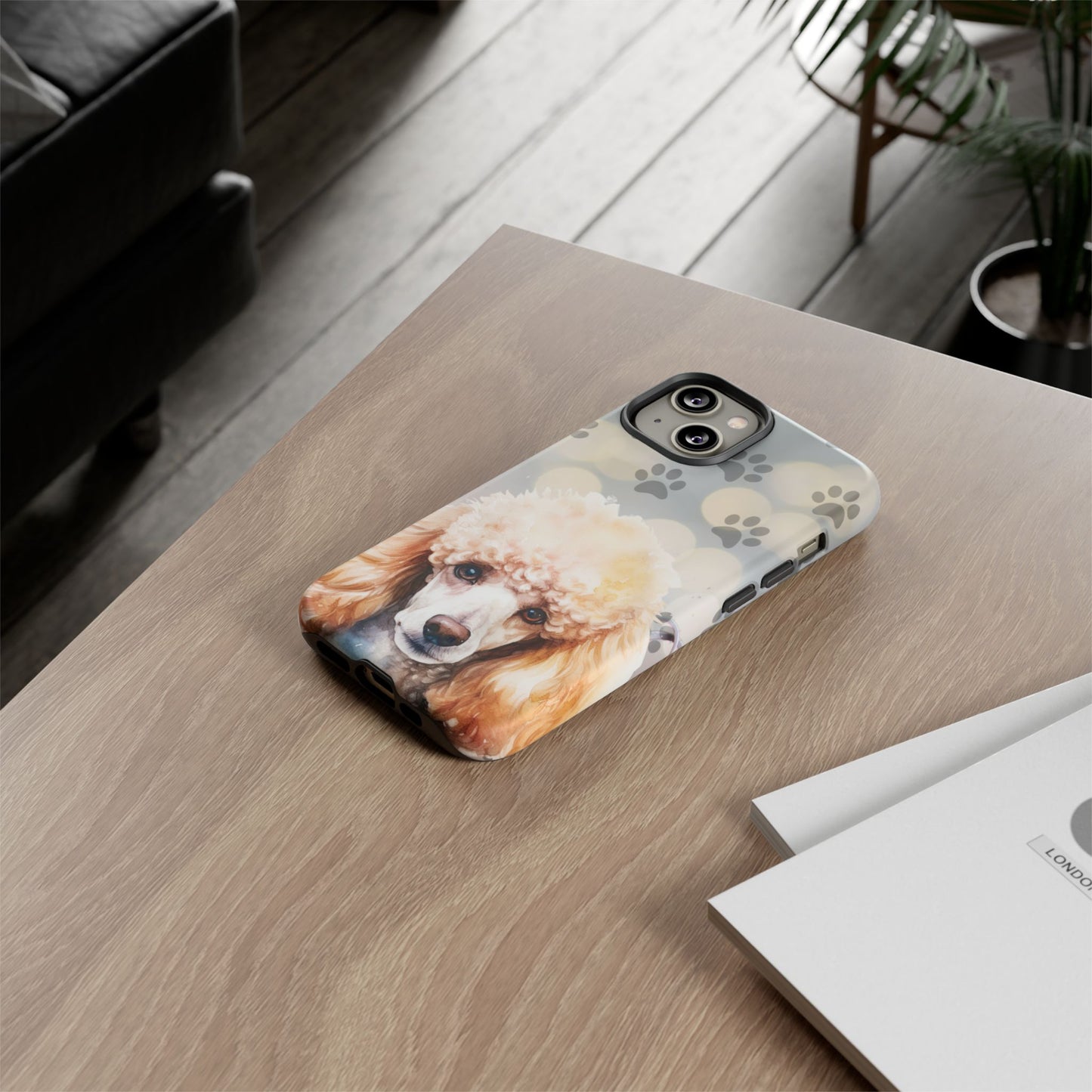 Poodle Phone Case by Tough Cases (Apple iPhone, Samsung Galaxy, and Google Pixel )