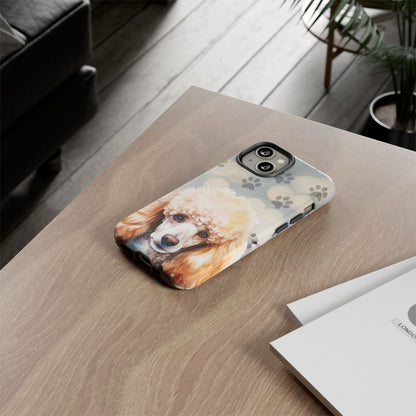 Poodle Phone Case by Tough Cases (Apple iPhone, Samsung Galaxy, and Google Pixel )