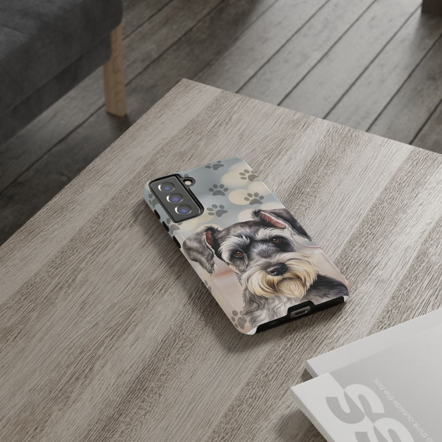 Miniature Schnauzer by Tough Cases (Apple iPhone, Samsung Galaxy, and Google Pixel)