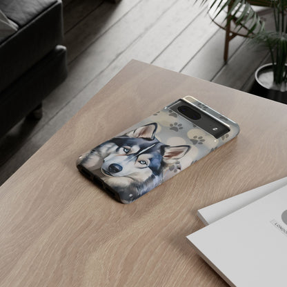Siberian Husky Phone Cases by Tough Cases (Apple iPhone, Samsung Galaxy, and Google Pixel)