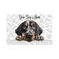 Bluetick Coonhound Personalized Dog Food Mat, Custom Pet Feeding Mat, Durable Non-Slip Pet Placemat, Ideal Gift for Dog Owners, Pet Supplies