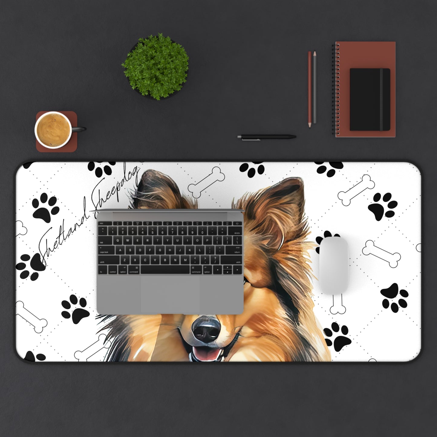 Shetland Sheepdog Desk Mat