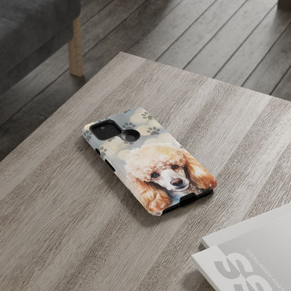 Poodle Phone Case by Tough Cases (Apple iPhone, Samsung Galaxy, and Google Pixel )