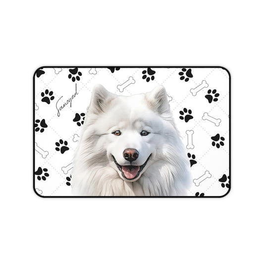 Samoyed Desk Mat