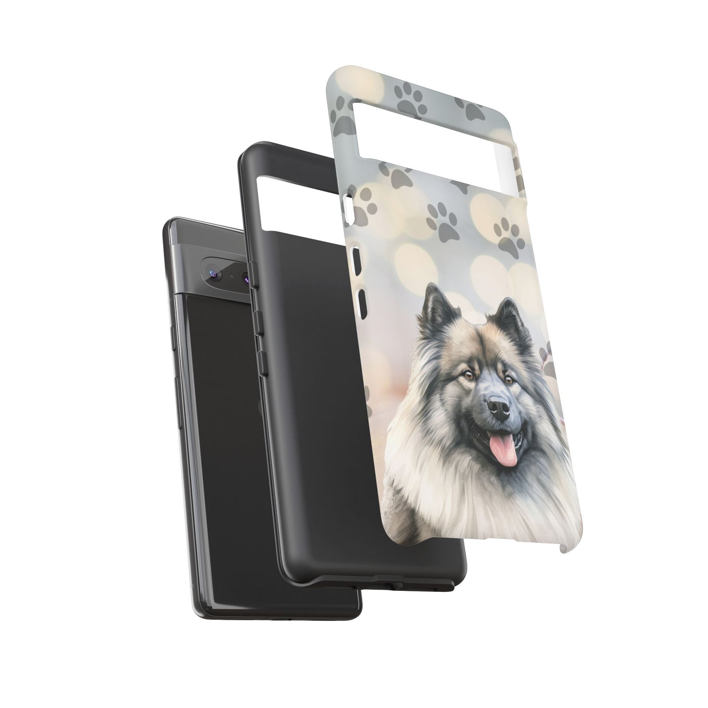 Keeshond Phone Case by Tough Cases ( Apple iPhone, Samsung Galaxy, and Google Pixel)