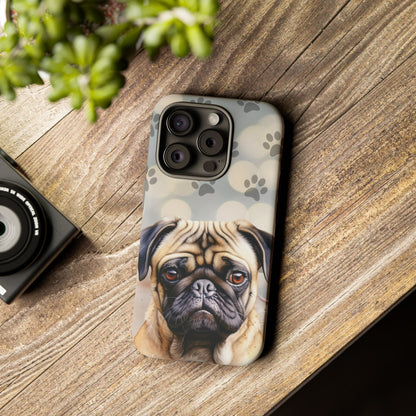 Pug Phone Case by Tough Cases (Apple iPhone, Samsung Galaxy, and Google Pixel)