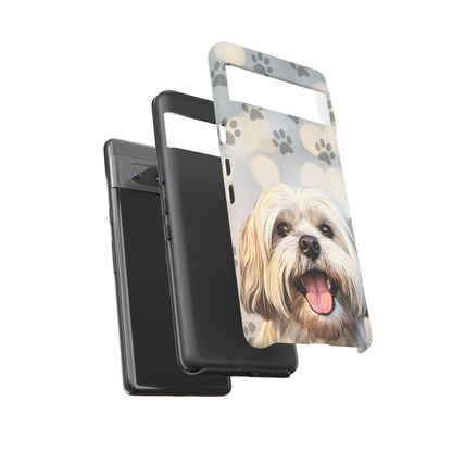 Lhasa Apso Phone Case by Tough Cases (Apple iPhone, Samsung Galaxy, and Google Pixel)