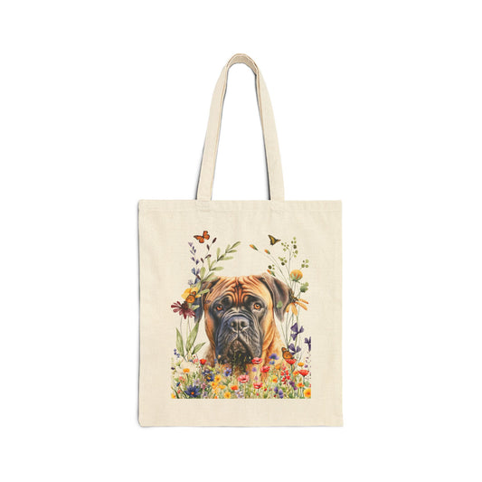 Bullmastiff Canvas Tote Bag