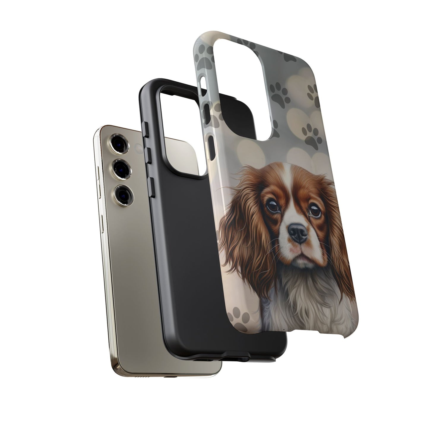 Cavalier King Charles Spaniel phone case by Tough Cases (Apple iPhone, Samsung Galaxy, and Google Pixel)