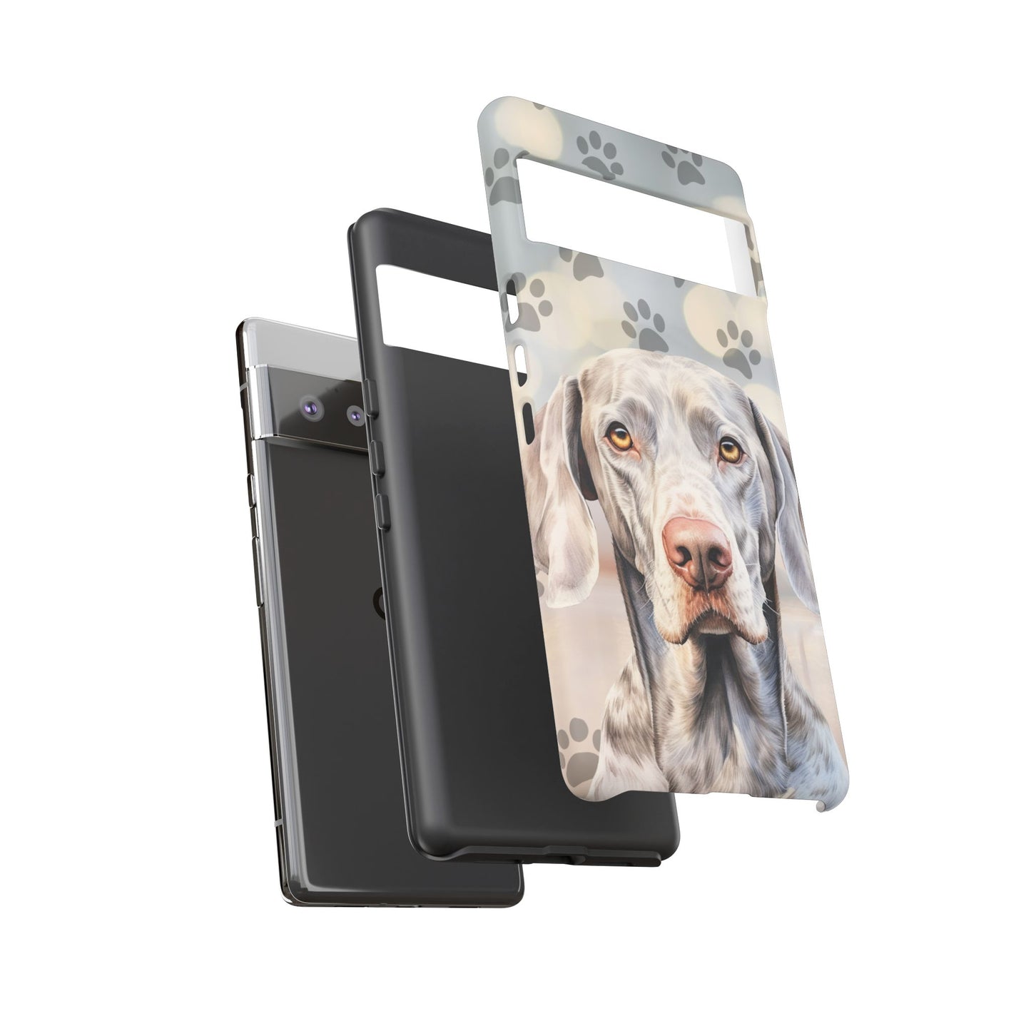 Weimaraner Phone Case by Tough Cases (Apple iPhone, Samsung Galaxy, and Google Pixel)
