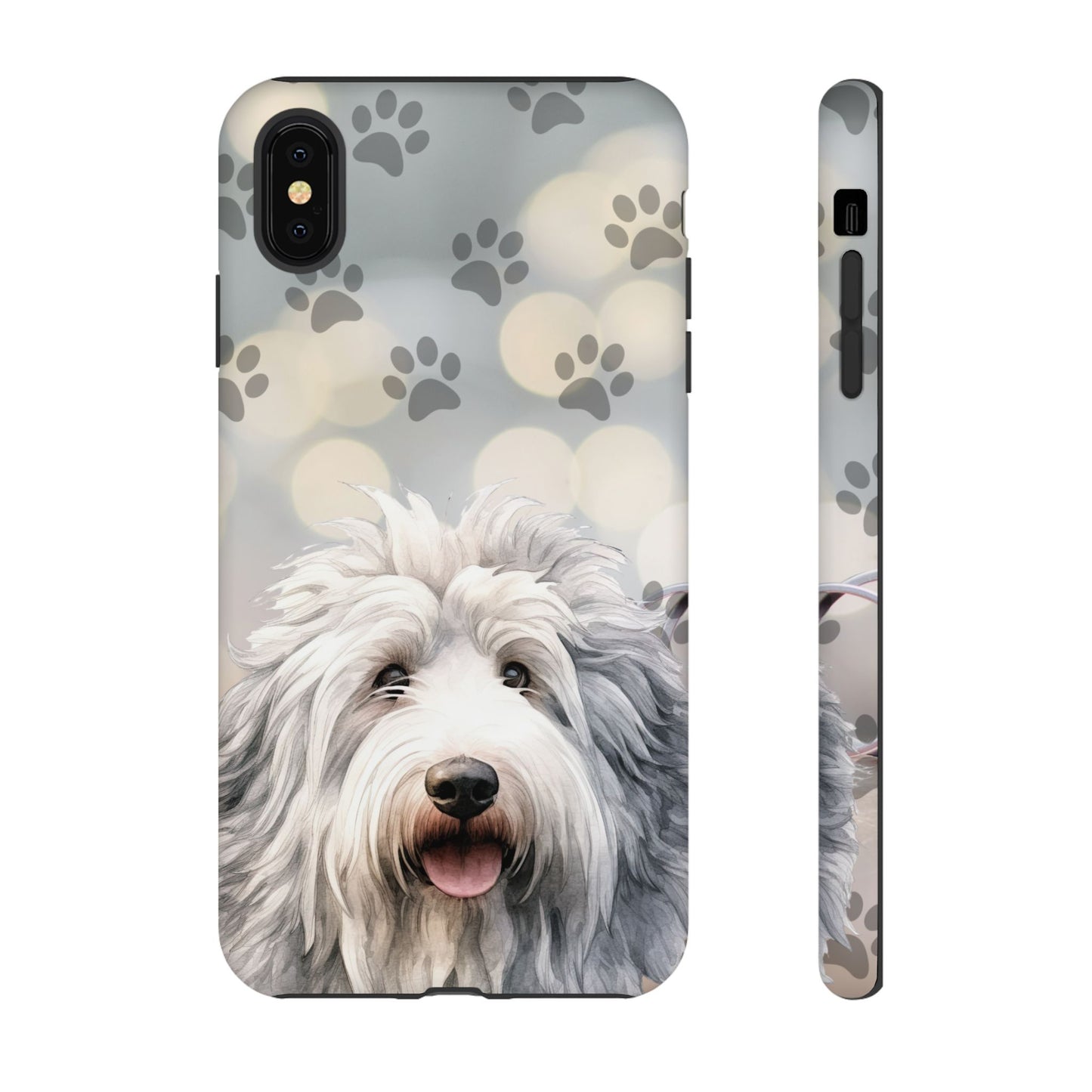 Old English Sheepdog by Tough Cases (Apple iPhone, Samsung Galaxy, and Google Pixel devices)