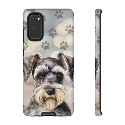 Miniature Schnauzer by Tough Cases (Apple iPhone, Samsung Galaxy, and Google Pixel)